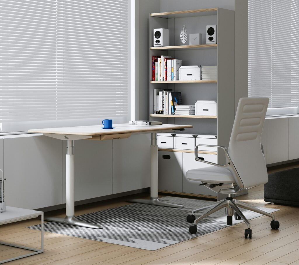 Ergonomic modern accent chair