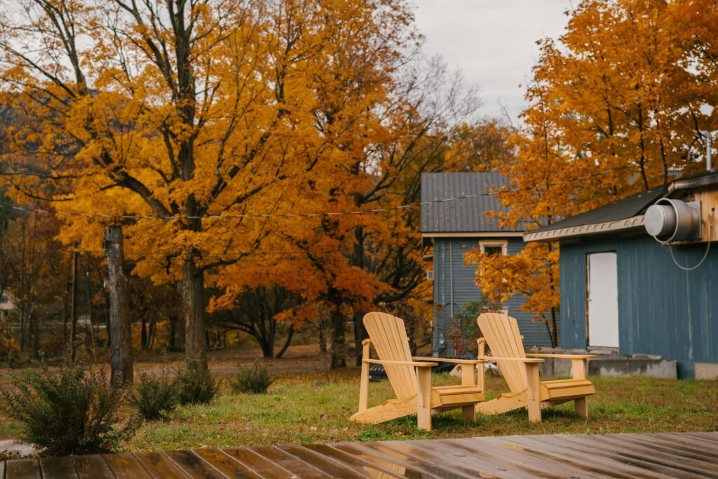 Folding Adirondack chairs set